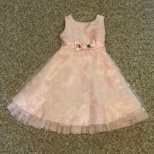 Youngland Pink Polka Dot Easter/Party Dress